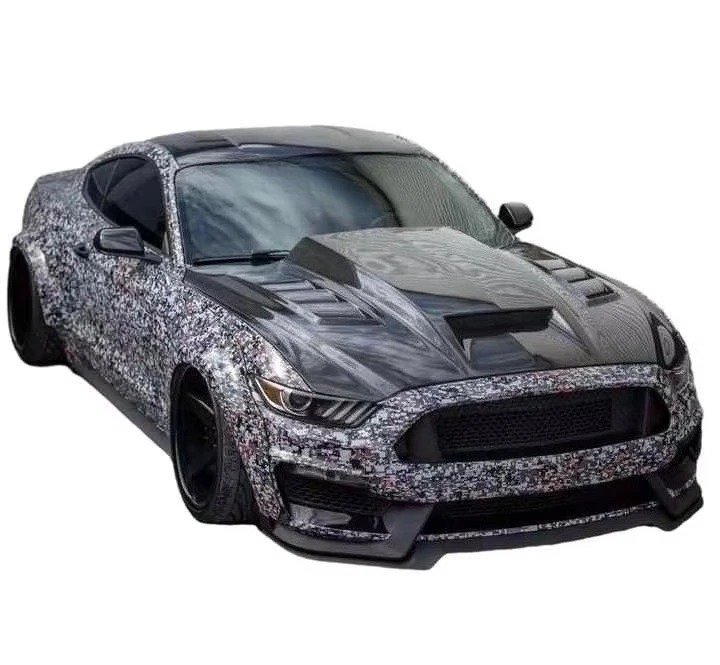 For  Mustang 2015-2017 Carbon Fiber Front Engine Hood Ventilation Port